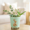 Regency Rabbit Round Cachepot Planter Pistachio