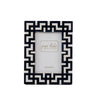 Greek Key Design Key Frame - Black