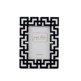Greek Key Design Key Frame - Black