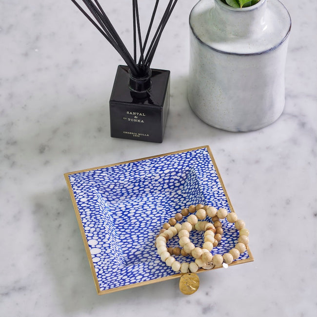 Shagreen Enameled Tori Trinket Tray