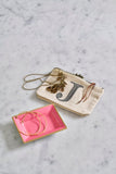 Gracie Enameled Landry Tray Pink