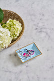 Pickleballs Enameled Landry Tray - Light Blue