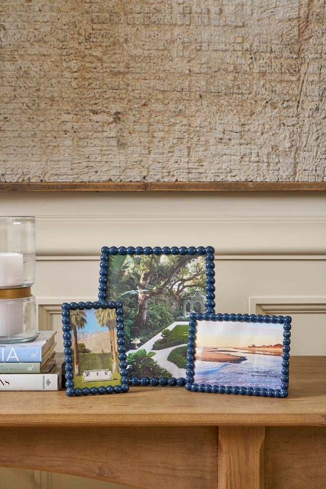 Gracie Pearl Photo Frame - Indigo Blue
