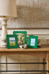 Gracie Scalloped Photo Frame - Emerald Green