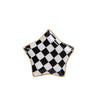 Checked Star Tray - Black