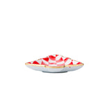 Checked Christmas Tray - Red
