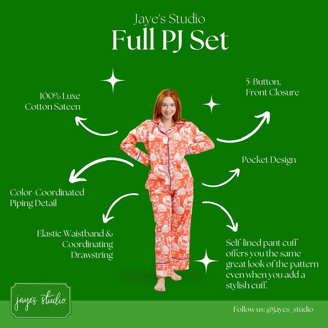 Imperial Treasures Luxe Sateen Full Pajama Set