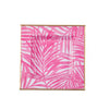 Palm Enameled Tori Trinket Tray - White & Pink