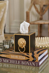 Paws & Claws Tissue Box Cover Black