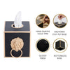 Paws & Claws Tissue Box Cover Black