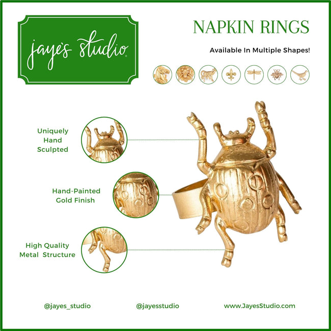 Arabella Beetle Napkin Ring (12pk)