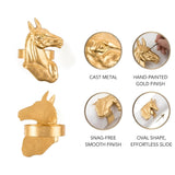 Horse Head Napkin Ring (4pk)