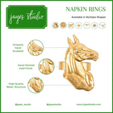 Horse Head Napkin Ring (12pk)