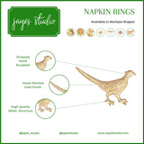 Pheasant Napkin Ring (12pk)