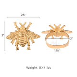 Bee Napkin Ring (4pk)