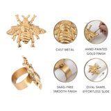 Bee Napkin Ring (4pk)