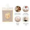 Paws & Claws Tissue Box Cover Natural