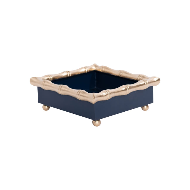 Color Block Chang Mai Tray 6x6 - Navy