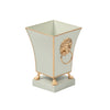 Paws & Claws Fluted Square Cachepot Planter Sage Green 6