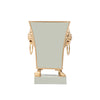 Paws & Claws Fluted Square Cachepot Planter Sage Green 6