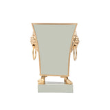 Paws & Claws Fluted Square Cachepot Planter Sage Green 6