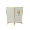 Paws & Claws Square Wastebasket Sage Green 9