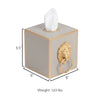 Paws & Claws Tissue Box Cover Taupe
