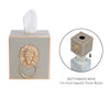 Paws & Claws Tissue Box Cover Taupe