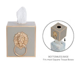 Paws & Claws Tissue Box Cover Taupe