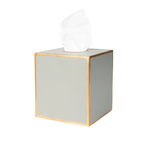 Mattie Tissue Box Cover Taupe - Avail 5/25