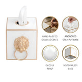 Paws & Claws Tissue Box Cover White