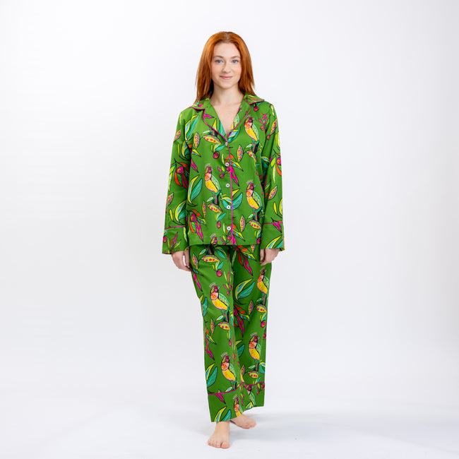 King Finch Luxe Sateen Full Pajama Set