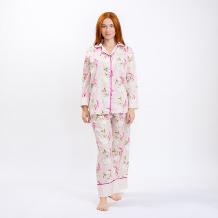 Noelle Luxe Sateen Capri Pajama Set