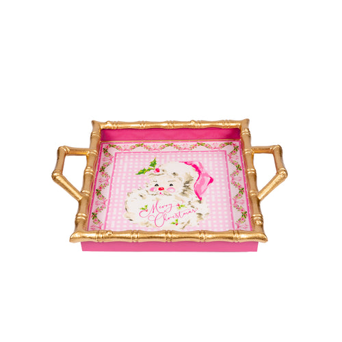 Merry Enameled Chang Mai Tray 12x12