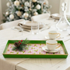 Holly Berry Enameled Oliver Tray 8x12