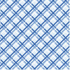 Preppy Plaid Enameled Charger (4pk) - Light Blue