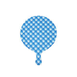 Preppy Plaid Charcuterie Board - Large - Light Blue