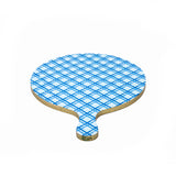 Preppy Plaid Charcuterie Board - Large - Light Blue