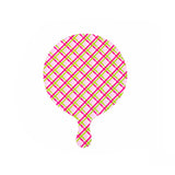 Preppy Plaid Charcuterie Board - Large - Pink