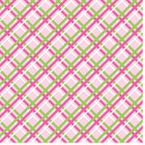 Preppy Plaid Enameled Chang Mai Tray 10x14 - Pink