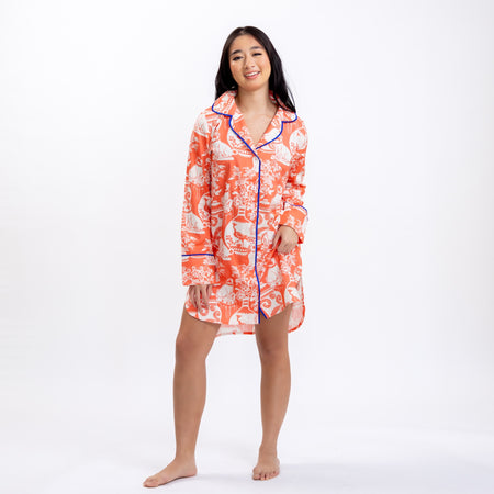 King Finch Luxe Sateen Full Pajama Set
