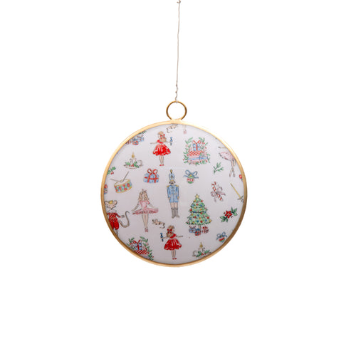 Watercolor Nutcracker Ornament (single)