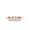Holly Wreath Bow Enameled Landry Tray