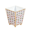 Christmas Gifts Enameled Square Cachepot Planter