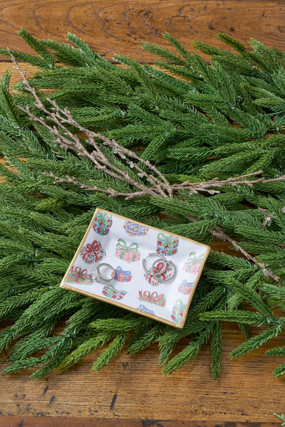 Christmas Gifts Enameled Landry Tray