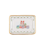 Christmas Gift Stack Enameled Laney Tray