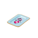 Pickleballs Enameled Laney Tray - Light Blue