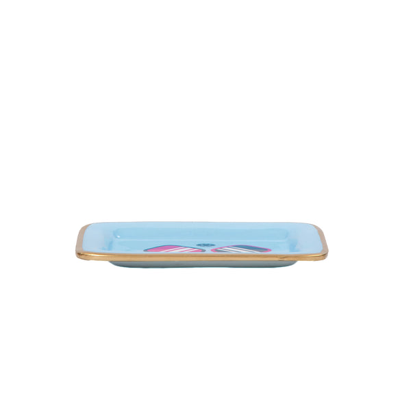 Pickleballs Enameled Laney Tray - Light Blue