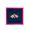 Pickleballs Enameled Tori Trinket Tray - Navy & Pink