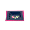 Pickleballs Enameled Tori Trinket Tray - Navy & Pink